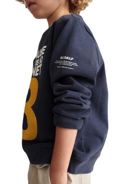 Sweatshirt Ecoalf Great B Blu Navy