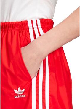 Pantaloncini Adidas Classics Rosso per Donna