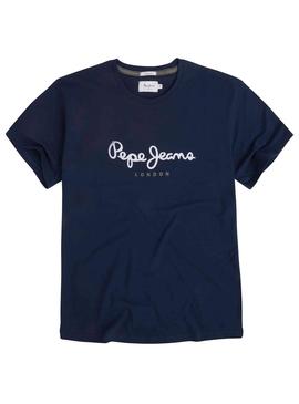 T- Shirt Pepe Jeans Eggo Blu