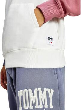 Felpa Tommy Jeans Collegiate Cappuccio Uomo