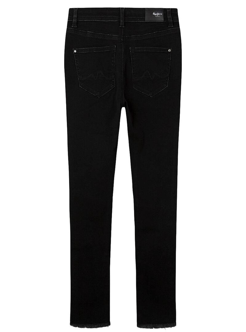 Pantaloni Pepe Jeans Madison Nero per Bambina