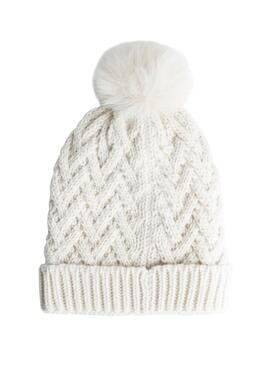 Cappello Pepe Jeans Lina Bianco Knitted