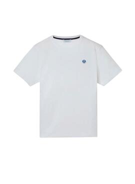 T-Shirt North Sails Basic Bianco per Uomo