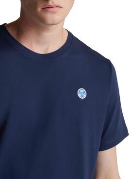 T-Shirt North Sails Basic Blu Navy per Uomo