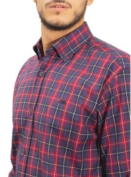 Camicia Klout Nebra Rosso per Uomo