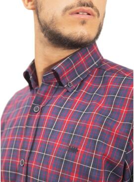 Camicia Klout Nebra Rosso per Uomo