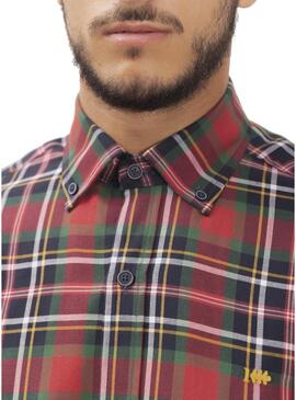 Camicia Klout Royal Stewart Rosso per Uomo