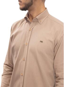 Camicia Klout Solpor Beige per Uomo