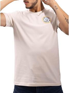 T-Shirt Klout Be Kind Beige per Uomo