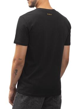 T-Shirt Klout Basic Cotone Organico Nero