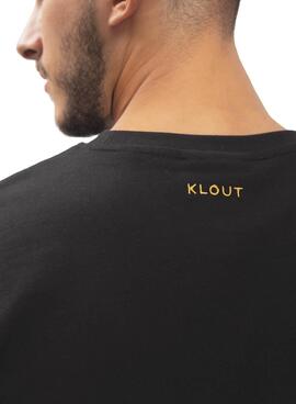 T-Shirt Klout Basic Cotone Organico Nero