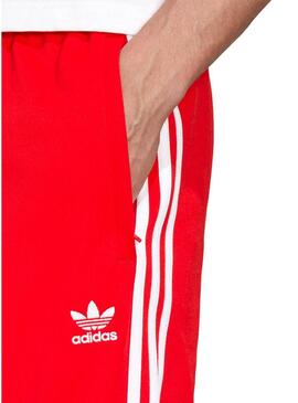 Pantaloni Tuta sportiva Adidas SST Rosso per Uomo