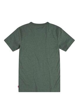 T-Shirt Levis Graphic Verde per Bambino