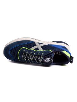 Sneaker Munich Wave 63 Blu Navy per Uomo