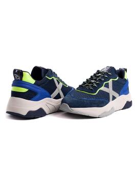 Sneaker Munich Wave 63 Blu Navy per Uomo