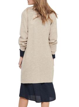 Cardigan Only Giada Beige per Donna