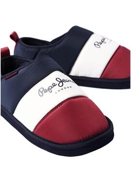 Sneaker Pepe Jeans Home Brit Blu Navy per Uomo