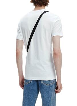 T-Shirt Calvin Klein New Iconic Essential Bianco Per Uomo