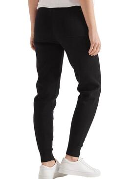 Pantaloni Superdry Joger Studios Nero per Donna