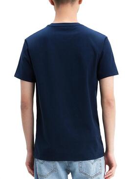 T-Shirt Levis Setin 501 Blu Uomo