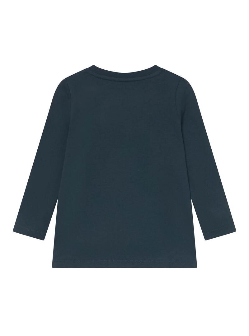 T-Shirt Name It Nelliza Blu Blu Navy per Bambina