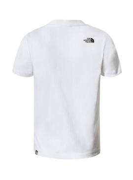 T-Shirt The North Face Box Logo Bianco