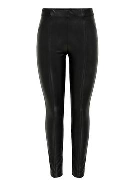 Leggins Only Jessie Faux Leather Nero per Donna