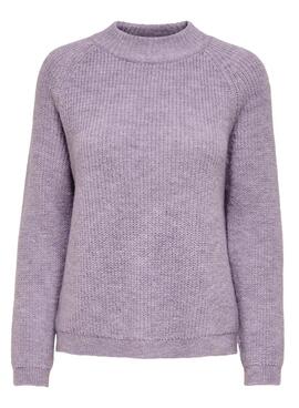 Pullover Only Jade Knitted Viola per Donna