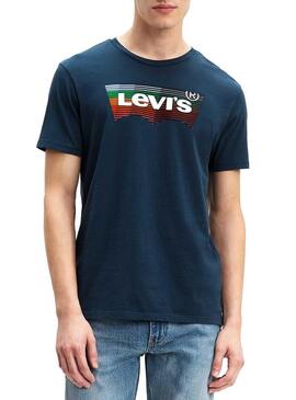 T-Shirt Levis Graphic Blu Multi Uomo