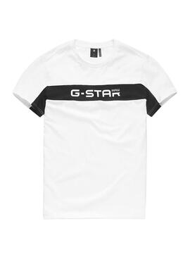 T-Shirt G-Star Graphic 80 Bianco Uomo