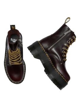 Stivales Dr. Martens Piattaforma Jadon Max Granata