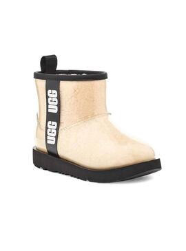 Stivales UGG K Classic Clear Mini II Beige per Kids