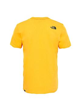 T-Shirt The Noth Face Fine Arancione Uomo