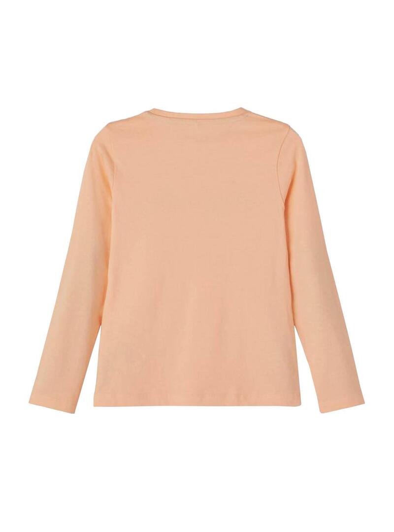 T-Shirt Name It Nejad Top Box Naranja Per Bambina