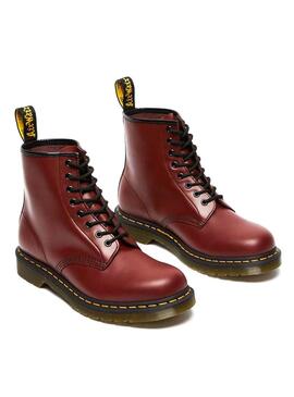 Stivales Dr. Martens 1460 Piel Liscio Granata