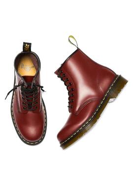 Stivales Dr. Martens 1460 Piel Liscio Granata