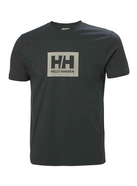 T-Shirt Helly Hansen Box T Grigio per Uomo
