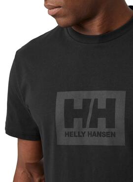 T-Shirt Helly Hansen Box T Nero per Uomo