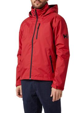 Giubbotto Helly Hansen Crew Midlayer Hooded Rosso