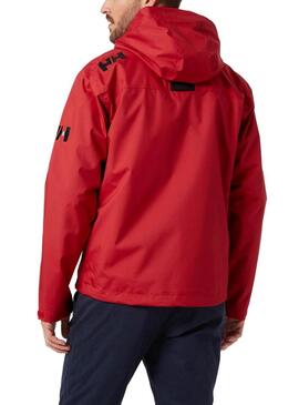 Giubbotto Helly Hansen Crew Midlayer Hooded Rosso