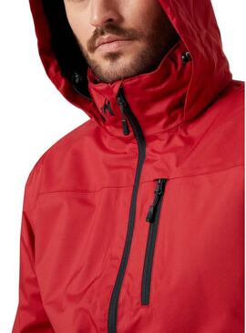 Giubbotto Helly Hansen Crew Midlayer Hooded Rosso