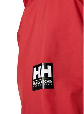 Giubbotto Helly Hansen Crew Midlayer Hooded Rosso