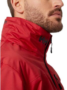 Giubbotto Helly Hansen Crew Midlayer Hooded Rosso