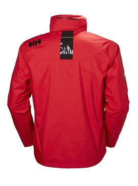 Giubbotto Helly Hansen Crew Midlayer Hooded Rosso