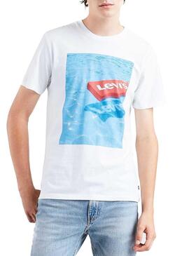 T-Shirt Levis Graphic Summer Bianco Uomo