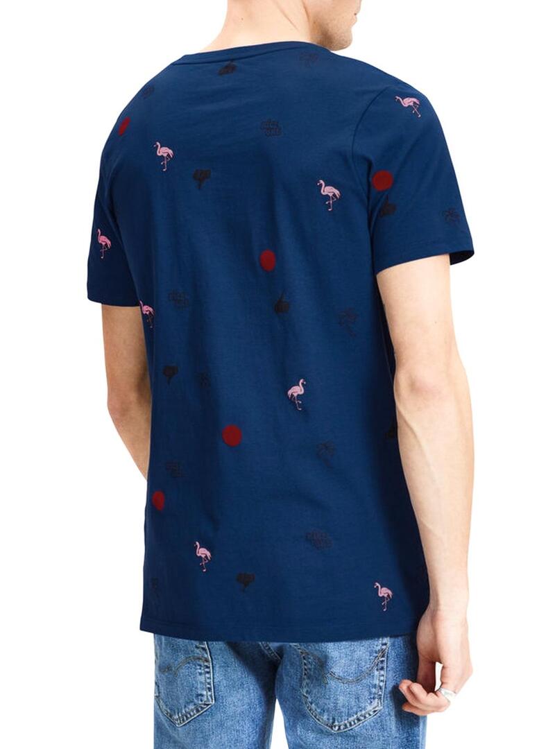 T- Shirt Jack and Jones Jorconvo Blu Navy