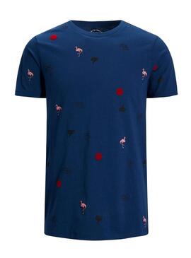 T- Shirt Jack and Jones Jorconvo Blu Navy