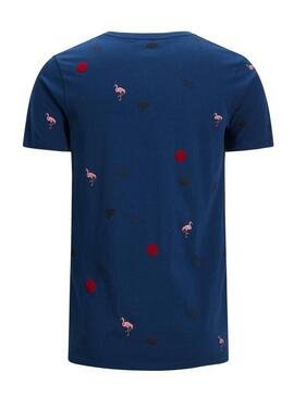 T- Shirt Jack and Jones Jorconvo Blu Navy