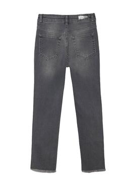 Jeans Mayoral High Rise Grigio per Bambina