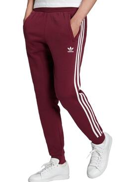 Pantaloni Adidas Adicolor Classics 3Stripes Granata